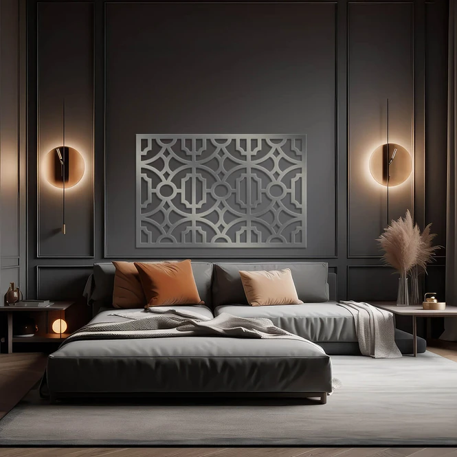 Material: Brushed Aluminium, 3MM, 51X34 In